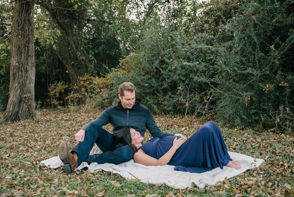 Fort Worth Maternity Session at Trinity Park
