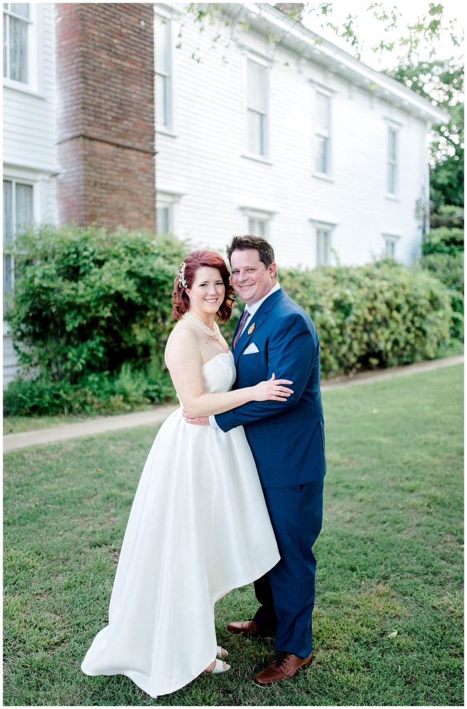 Bride and Groom Portraits at Bingham House