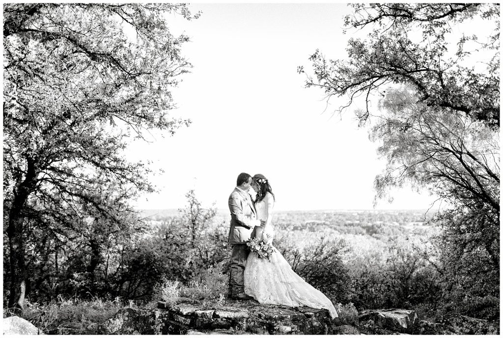 Hilltop Wedding with a View in Millsap, Texas