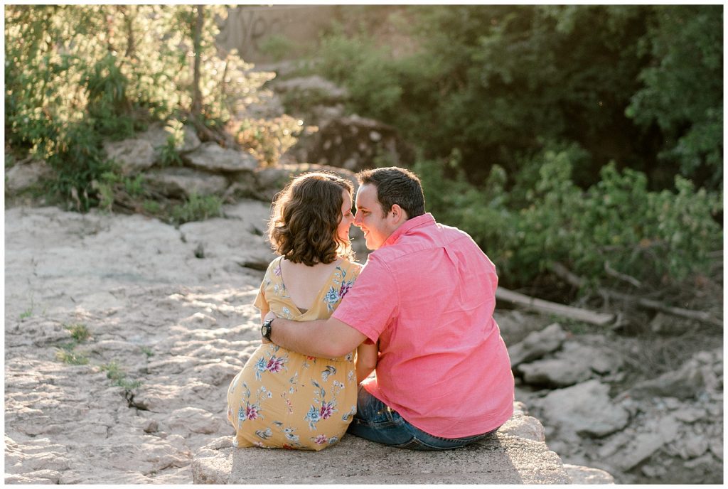 Fort Worth Engagement Session at Sunset