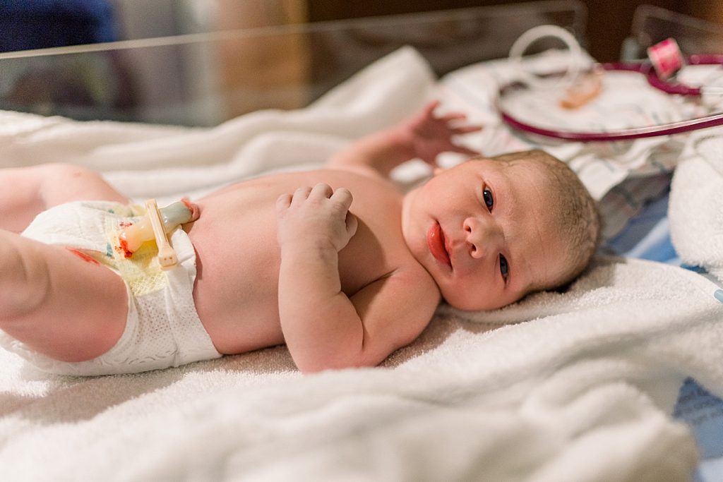 Newborn baby boy at Texas Health Presbyterian