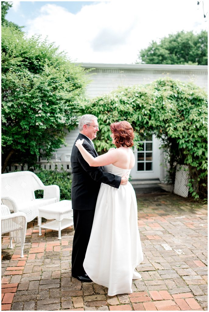 First Dance with Dad at The Bingham House in McKinney Texas