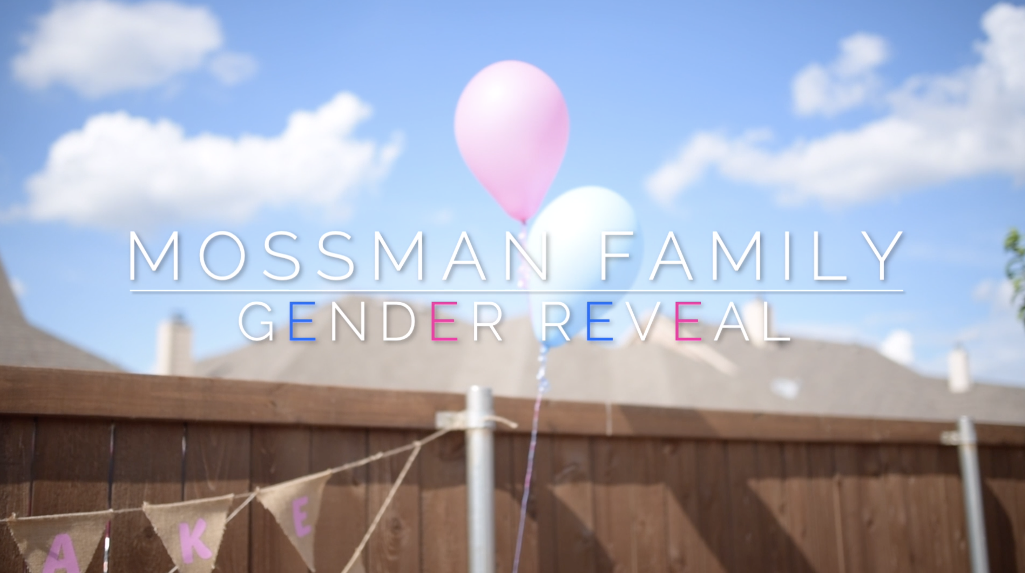 Gender Reveal Video with Smoke Bombs