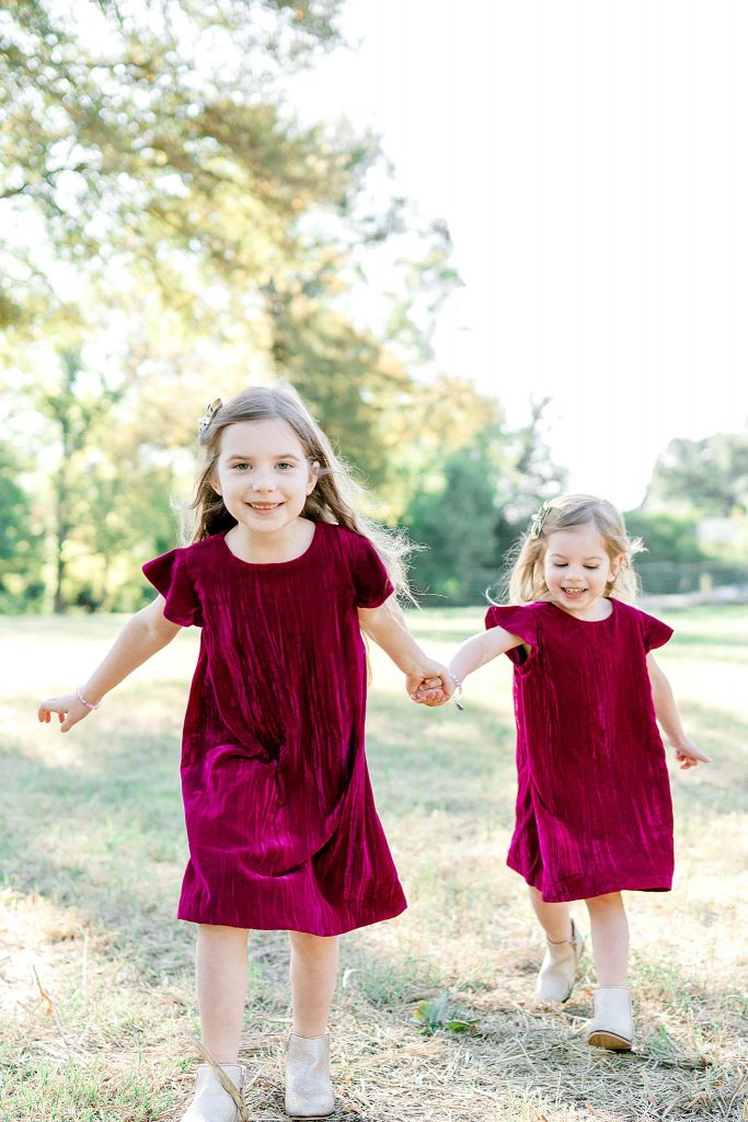 Carefree sisters during their Fort Worth family session 