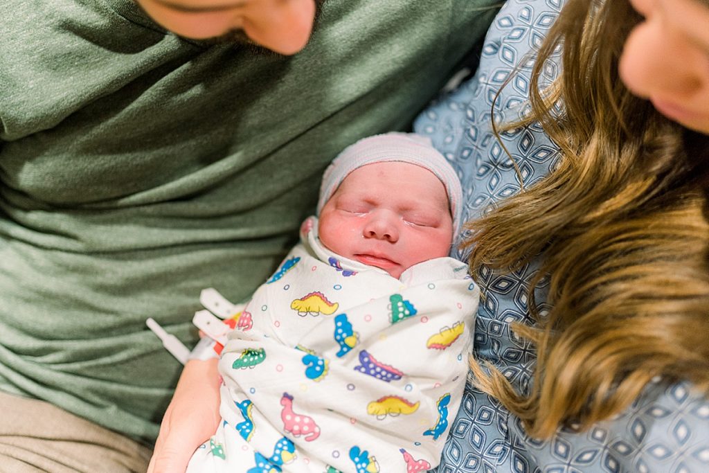 Parents swooning over new baby Everett