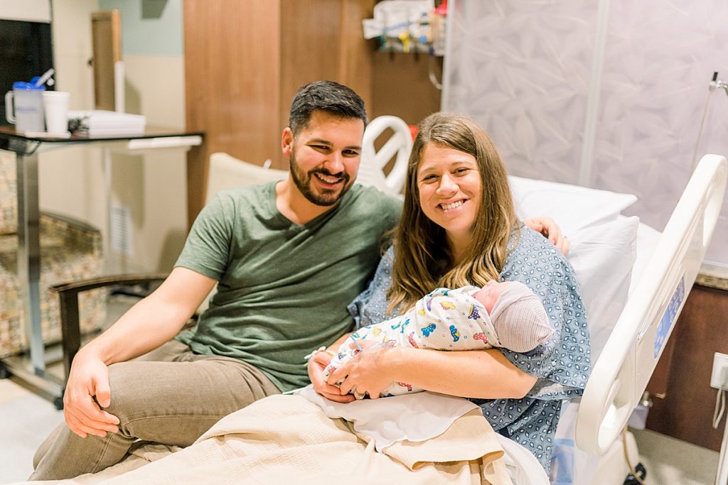 Parents swooning over new baby Everett at Texas Health Presbyterian Hospital