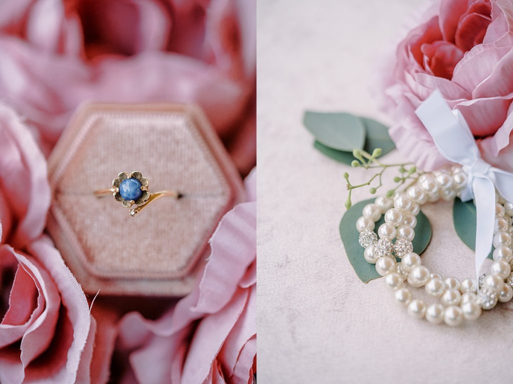 something blue and pearls for wedding
