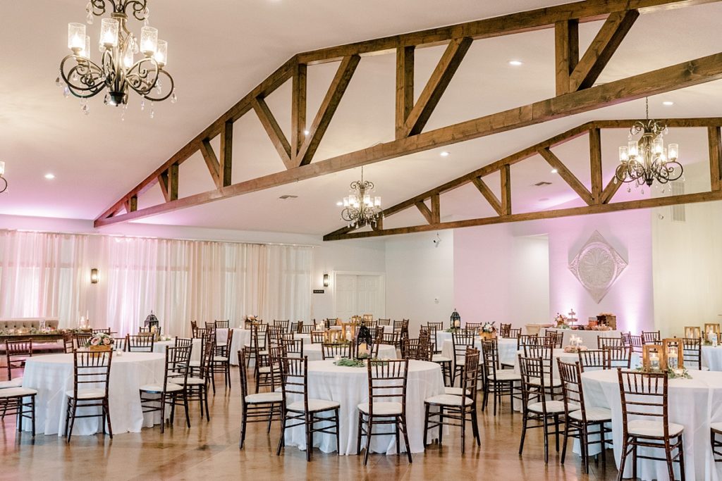 reception hall at the orchard wedding venue