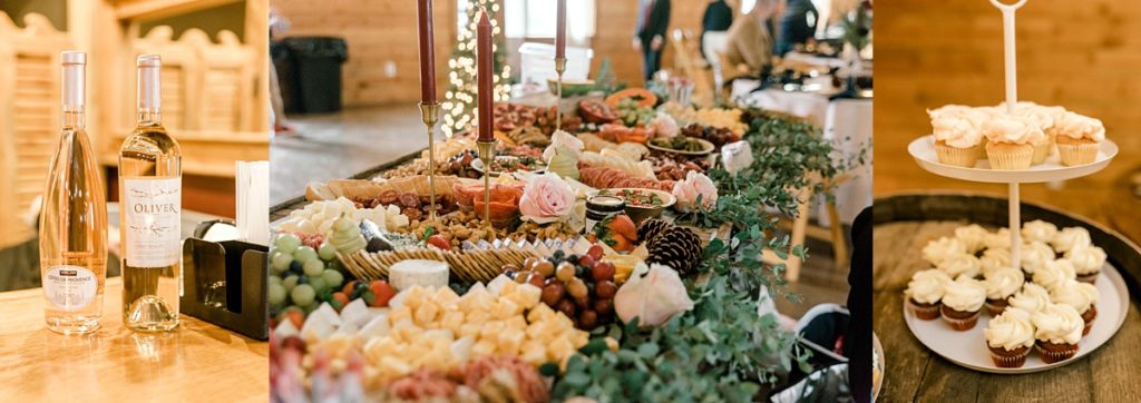 wedding reception food