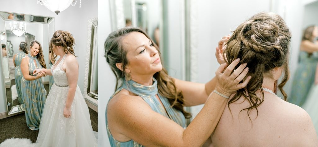 bride getting ready