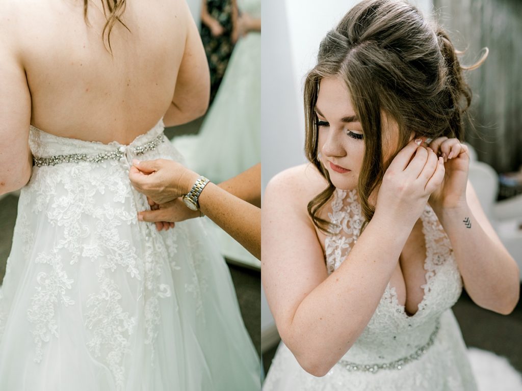 bride getting ready