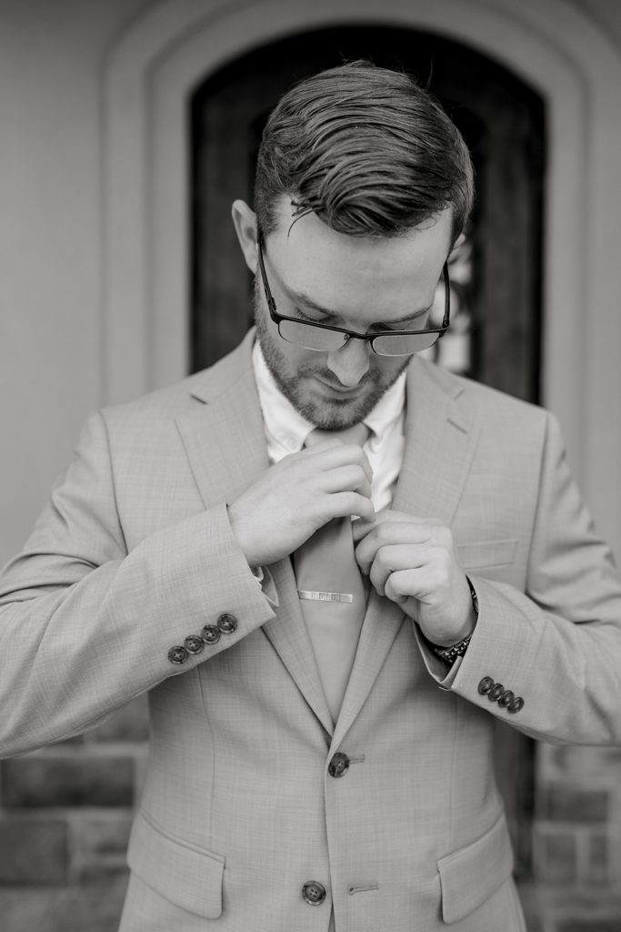 Groom portrait