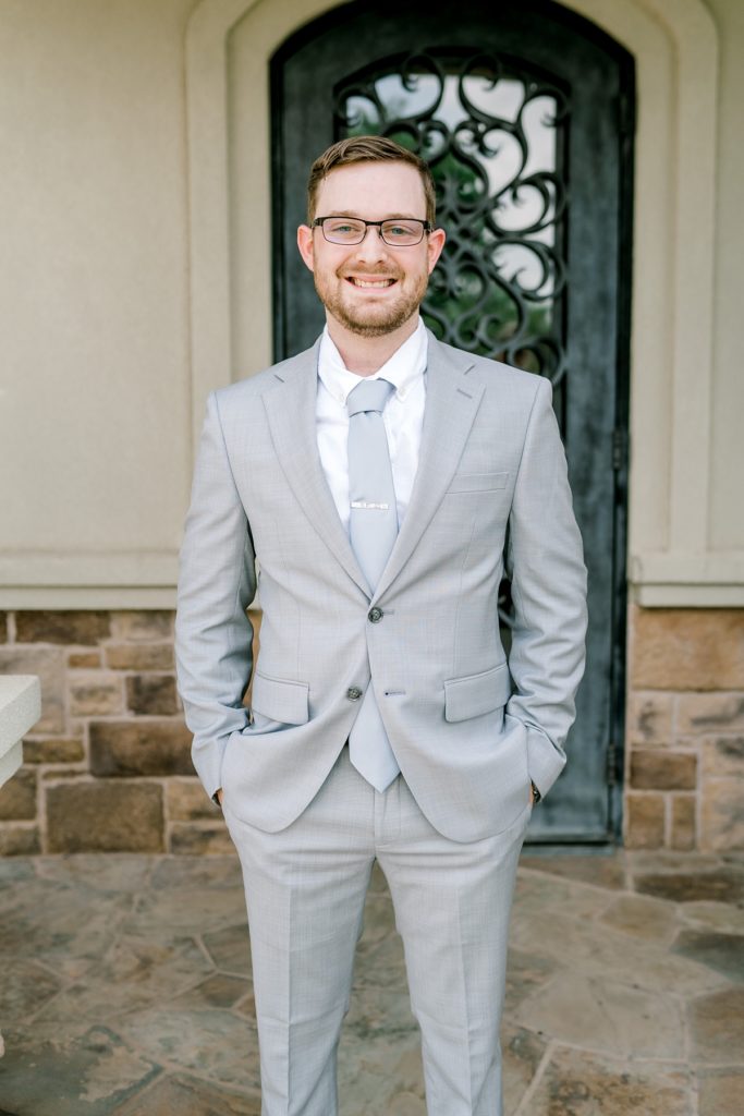 Groom portrait