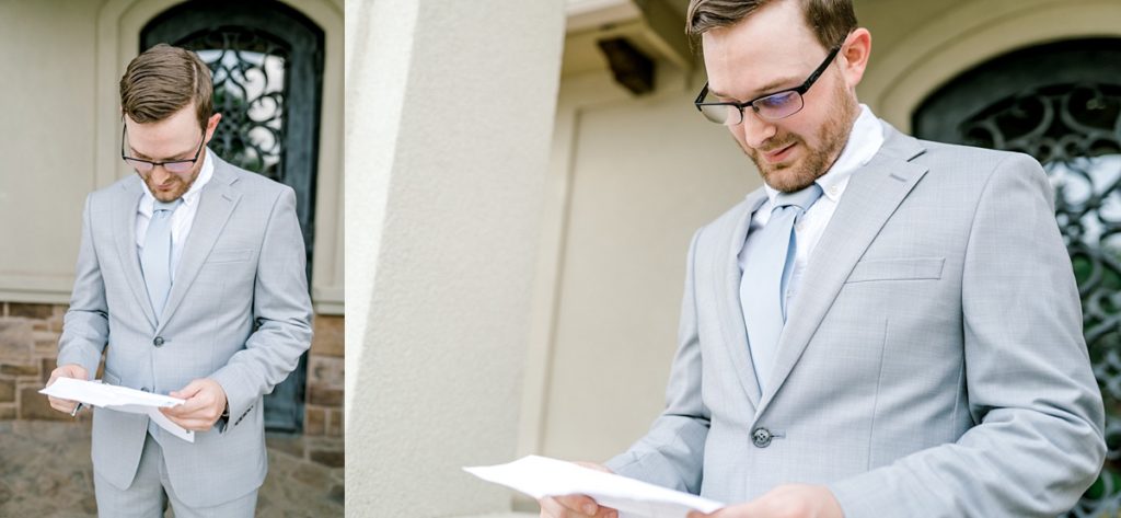 groom letter