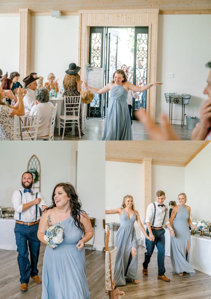 bridal party grand entrance