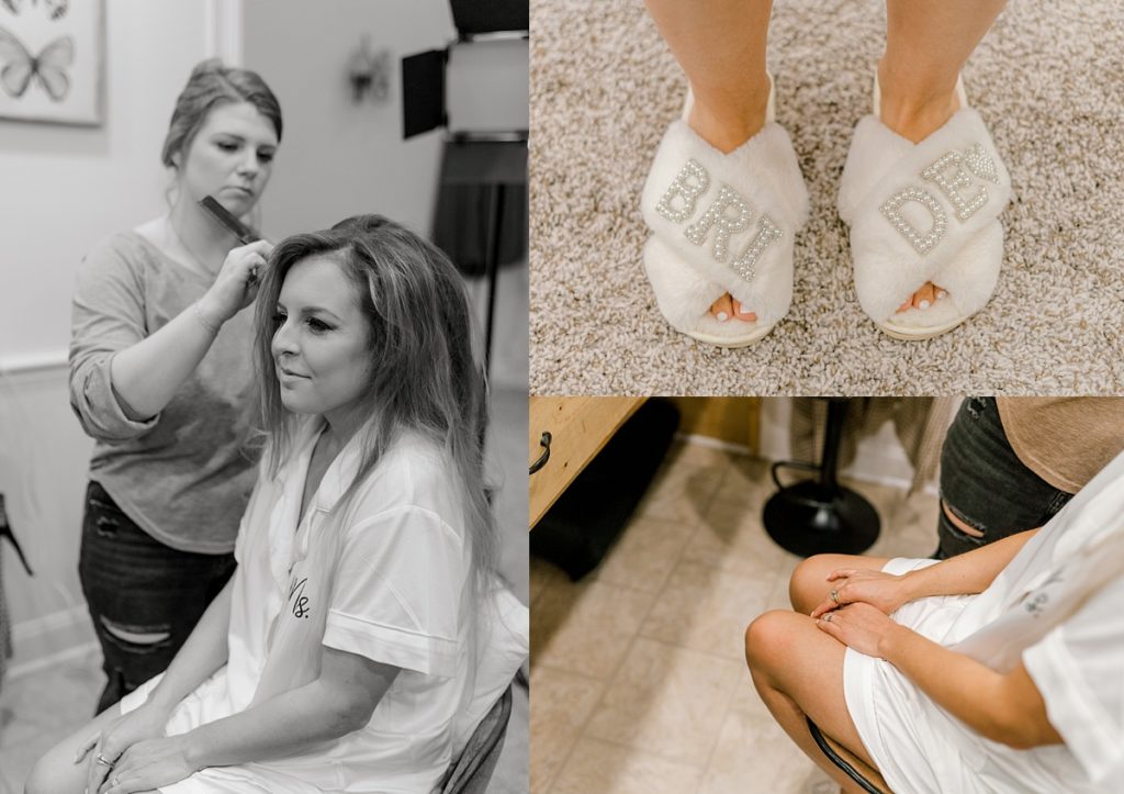 bride getting ready